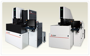 Die-sinking electrical discharge machine / Ample lineup corresponding to needs for fine high-accuracy machining to high-productivity with large electrode. Mitsubishi Electric helps to enhance productivity with total solutions covering machine, power supply, adaptive control, automation systems and networks.