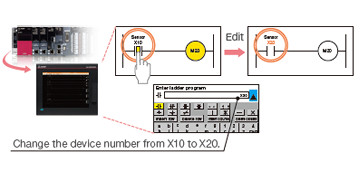 Sequence program monitor (Ladder)/(iQ-R ladder)