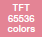 TFT 65536 colors