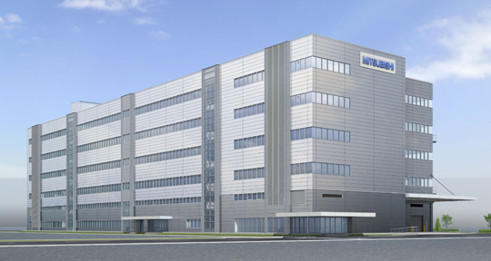 Rendition of new production facility at Nagoya Works