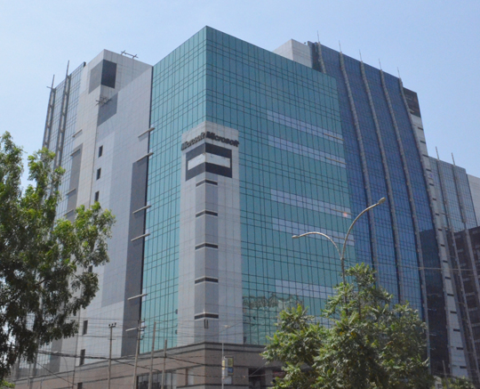 DLF building, location of Mitsubishi Electric India HQ