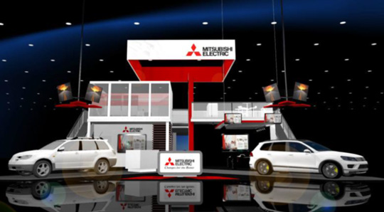 Mitsubishi Electric's CES 2018 booth