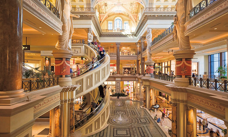 Forum Shops at Caesars Palace  Mitsubishi Electric Elevators and Escalators