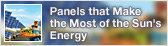 Panels that Make the Most of the Sun's Energy