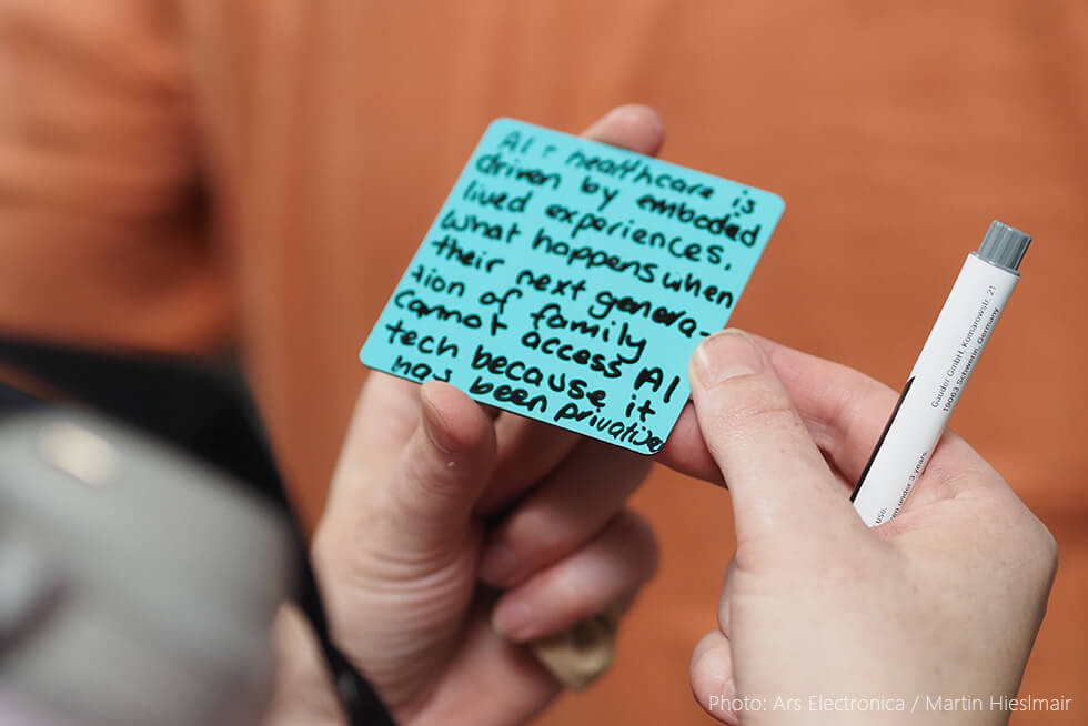 Dialogue at the Ars Electronica Festival
