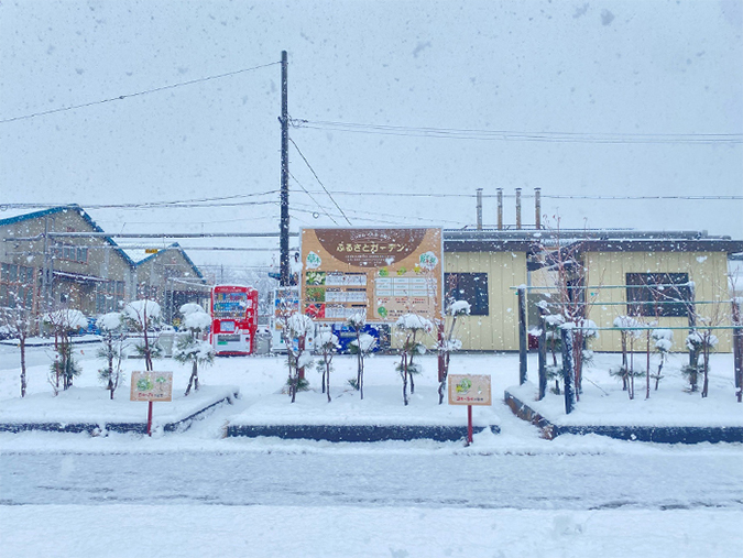 photo: The Hometown Native Plant Garden and the surrounding lawn change appearances with the seasons, providing a place of relaxation that also dazzle the eyes of employees.