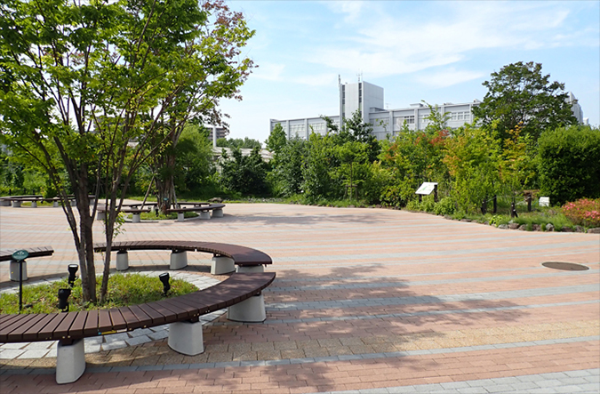 photo: A green space for employee relaxation