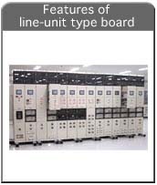 Features of line-unit type board