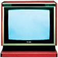 photo: 1985 37-inch color television