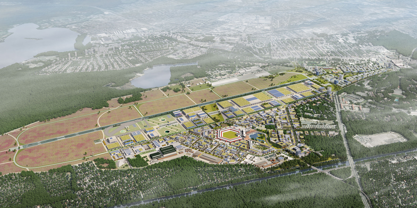 Model image of Berlin TXL, © Tegel Projekt GmbH / Macina