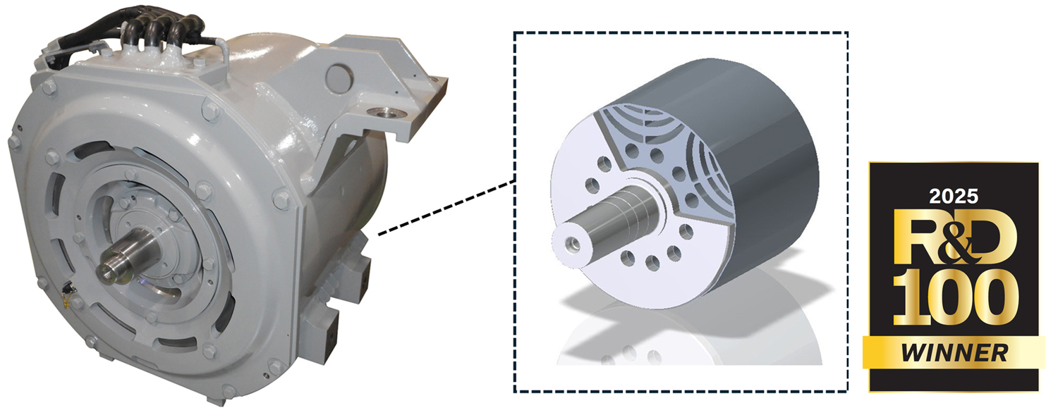 Synchronous reluctance motor (SynRM) and rendition of its internal rotor