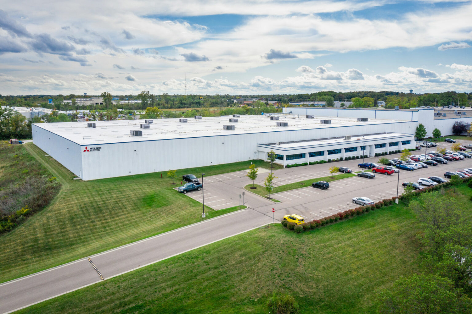 Exterior view of the building that will house the manufacturing facility
