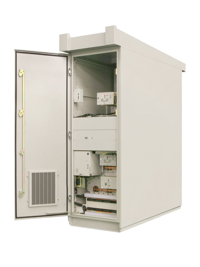 photo: Cubicle-type gas-insulated switchgear (C-GIS)