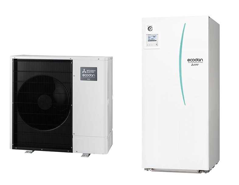 photo: ATW（Air to Water: Heat Pump Hot Water System）