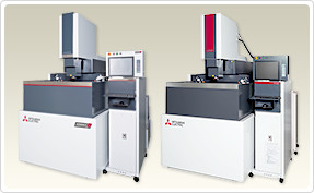 Die-sinking electrical discharge machine / Ample lineup corresponding to needs for fine high-accuracy machining to high-productivity with large electrode. Mitsubishi Electric helps to enhance productivity with total solutions covering machine, power supply, adaptive control, automation systems and networks.