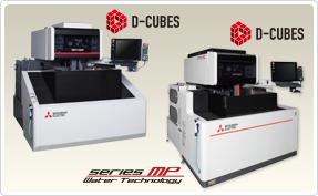 Wire-cut EDMs : Abundant lineup corresponding to needs for everything from parts machining to ultra-high accurate mold machining. Mitsubishi Electric helps to enhance productivity by providing total solutions covering machines, power supplies, adaptive control, automation systems and networks.