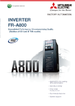 Inverters-FREQROL FR-A800 series | Products | MITSUBISHI Inverters-FREQROL FR-A800 series | Products | MITSUBISHI