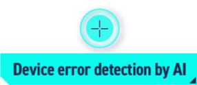 Device error detection by AI