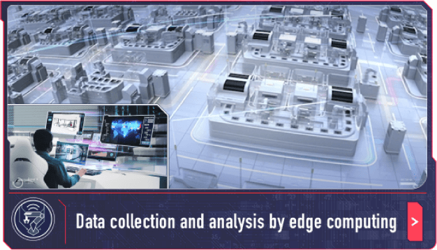 Data collection and analysis by edge computing