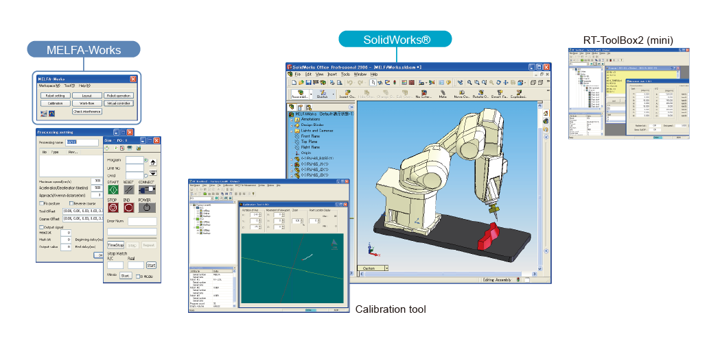MELFA-Works (3D robot simulator)