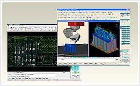 CAD/CAM dan solusi perangkat lunak Mitsubishi Electric lainnya menawarkan serangkaian perangkat lunak canggih untuk memberikan solusi optimal di ruang produksi, yang berpusat pada mesin laser pengolah