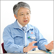 Mikio Iijima, Senior Manager of the FA Manufacturing Technology Section