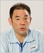Yoshihito Kominato, IT Planning Section, Production System Promotion Department, Mitsubishi Electric Fukuyama Works