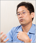 Hiroshi Kato, Equipment Development Department, FA Manufacturing Section, Nagoya Works