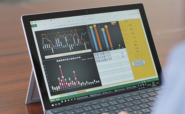 Monitoring and alert system developed with general-purpose spreadsheet software