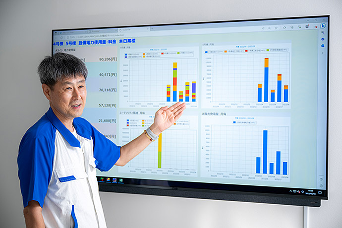 “We would like to use the AI diagnosis function to help automate the ‘planning’ part of the PDCA cycle,” says Ōhira.