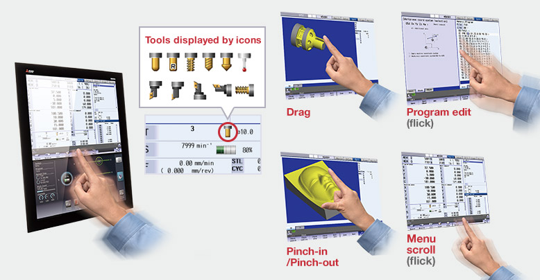 Usability of touch panels