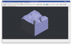 2. Simulation result is superimposed with the product CAD model.