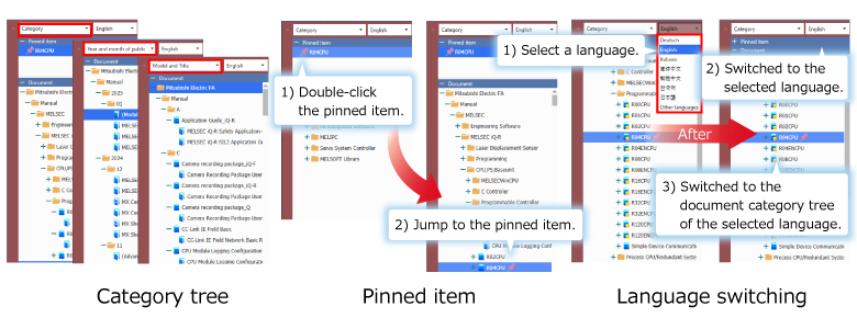 [New] [Library function] Stored documents can be sorted and easily found.