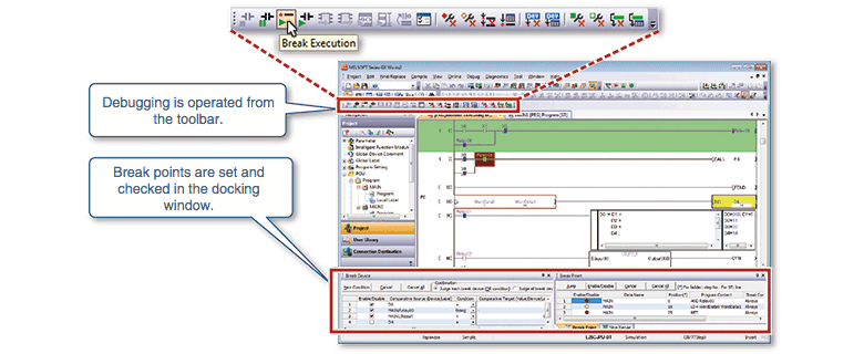 trace function melsoft gx works2