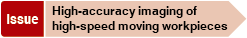High-accuracy imaging in high-speed movement