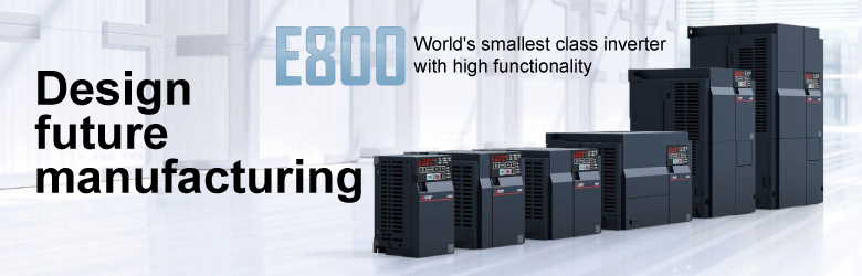 FR-E800 - World's smallest class inverter with high functionality