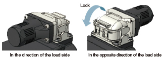 Horizontally mounted single cable type with one-touch lock