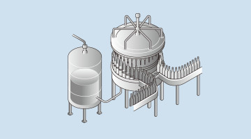 Máquinas de procesamiento de alimentos (máquina de llenado, mezcladora, máquina de medición, etc.)