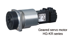 Geared servo motors