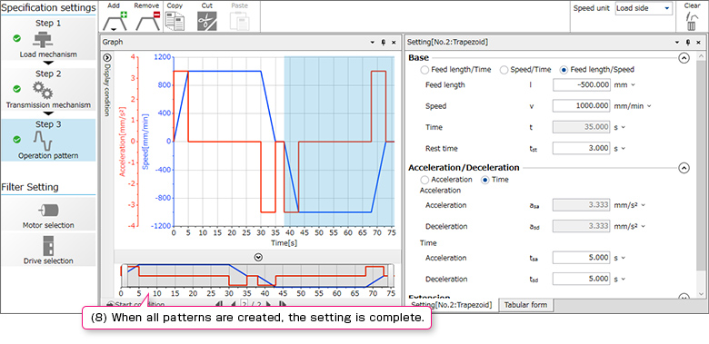 Setting Operation Patterns8