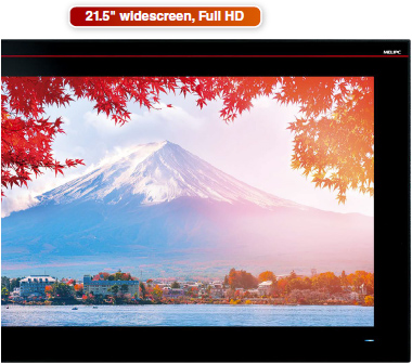 21.5" widescreen, Full HD