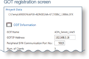 Registering GOT