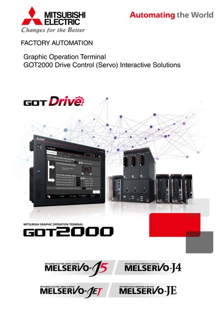 Graphic Operation Terminal GOT2000 Drive Control (Servo) Interactive ...