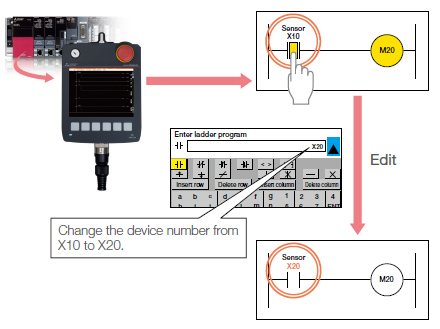 Sequence program monitor (Ladder)/sequence program monitor (iQ-R ladder)