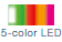 5-color LED
