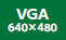 VGA 640×480