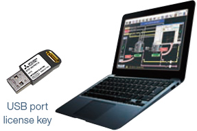 USB port license key