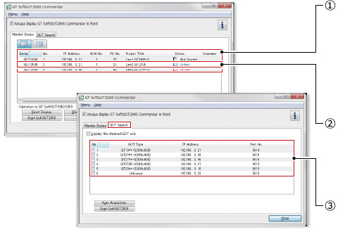 GT SoftGOT2000 Commander makes monitoring work efficient