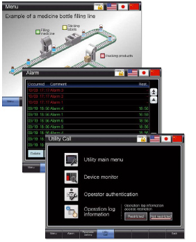 Sample screens to support configuring systems