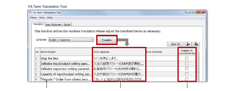 FA Term Translation Tool